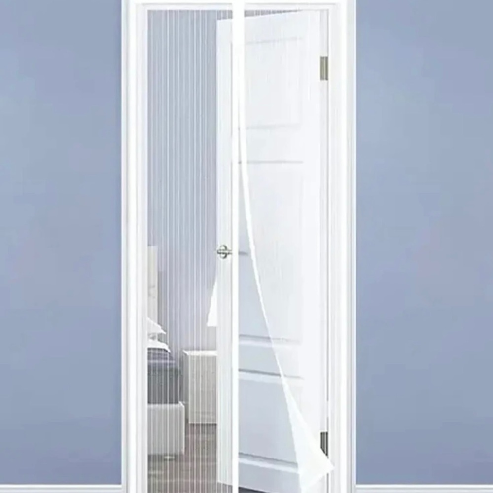 Magnet Instant Door Screen White NEW
